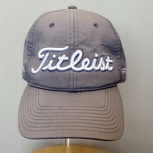 Titleist FootJoy Golf FJ Pro V1 Ball Cap Hat Tan Khaki Medium Large